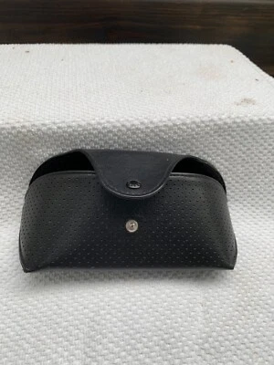 POLO Ralph Lauren Brillenetui LEDER Leather Gut Schwarz - Bild 1 von 4