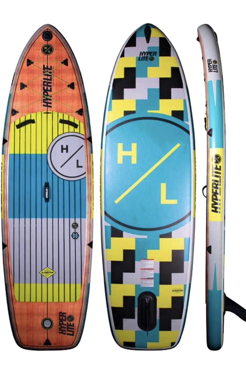 Hyperlite Elevation 10’2” Inflatable StandUp Paddle Board + Pump