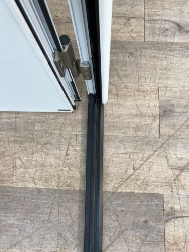 QUADRUPLE GLAZED FRONT DOOR ALUMINIUM GREY EXTERNAL METAL EXTERIOR NEW MODERN - Picture 13 of 24