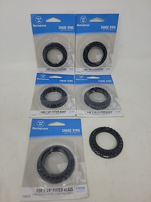 (6) Westinghouse Shade Ring For 2 1/4'' Fitter Glass 70435