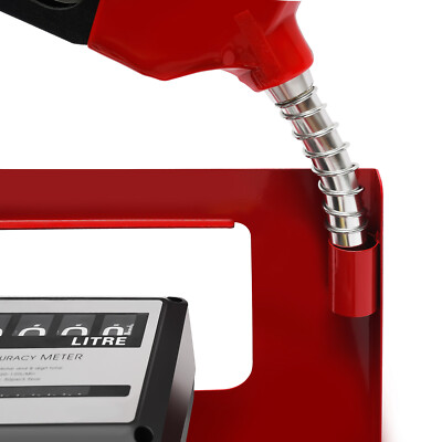 Wiltec Dieselpumpe Heizölpumpe 230V, 60L/min - 550W, Selbstansaugend Für Diesel & Heizöl, Inkl. Zubehör Dieselpumpe Selbstansaugend