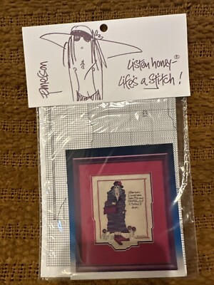 Twisted Thread Emerson I Could Have Been Thin And Beautiful Cross Stitch Pattern