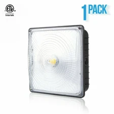 PARMIDA 70W Canopy Light Dimmable Waterproof DLC/ETL 5000K Garage Commercial