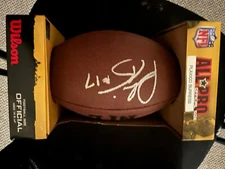 Plaxico Burress Autographed Football