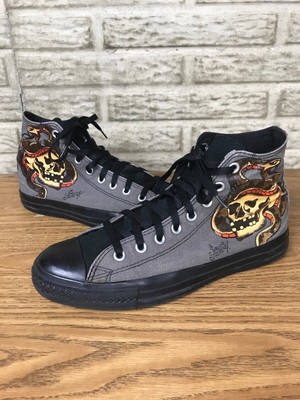 chuck taylor all star snake tattoo high top