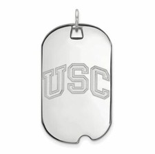 SS  Univ of Southern California U-S-C Large Dog Tag Pendant
