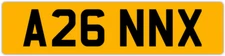 ANN ANNE ANA AN ANNIE ARRON AARON PRIVATE REGISTRATION CAR NUMBER PLATE A26 NNX