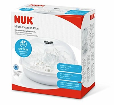 NUK Micro Express Plus Microwave Steam Baby Bottle Steriliser