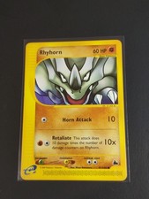 Pokemon TCG Rhyhorn Non-Holo Common Skyridge E-reader 91/144 WOTC Vintage LP+ on eBay
