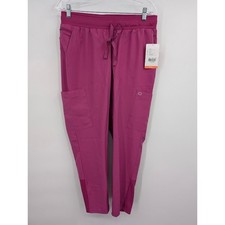 Wink Women's Modern Fit Cargo Scrub Pants Pink NWT Women's Medium Petite