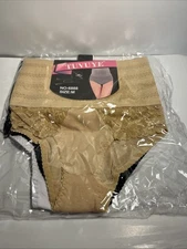 New I. Sealed Package Women's Control Top Panties Size Medium 3 Pair