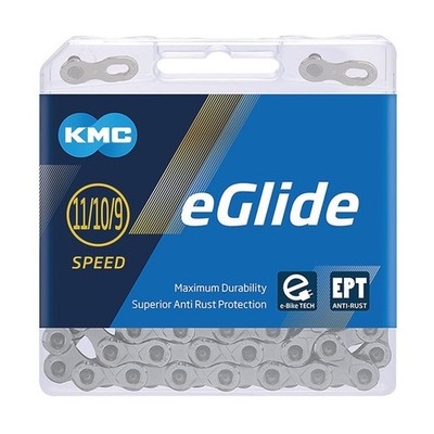 Schaltungskette KMC eGlide EPT Cues      1/2''x11/128'', 118 Glieder, 9-11 f., si 
