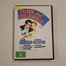 Pride and Prejudice (DVD, 1940)  Greer Garson Laurence Olivier Region 4 VGC