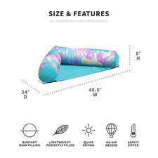 Big Joe Aqua Tropical Hibiscus Pool Noodle Ch...