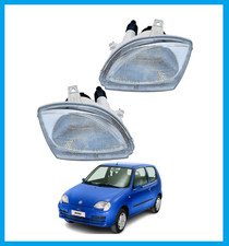 Coppia Fari per Fiat Seicento 600 da 1998 Fanali Proiettori Anteriori Sx e Dx