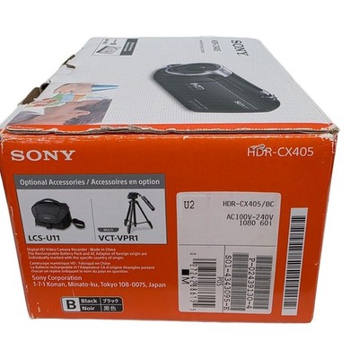Buy Sony HDR-CX405 Flash Memory Camcorder - Black (HDRCX405B