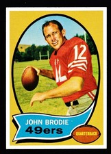 1970 Topps #130 John Brodie 49ers EXMT+