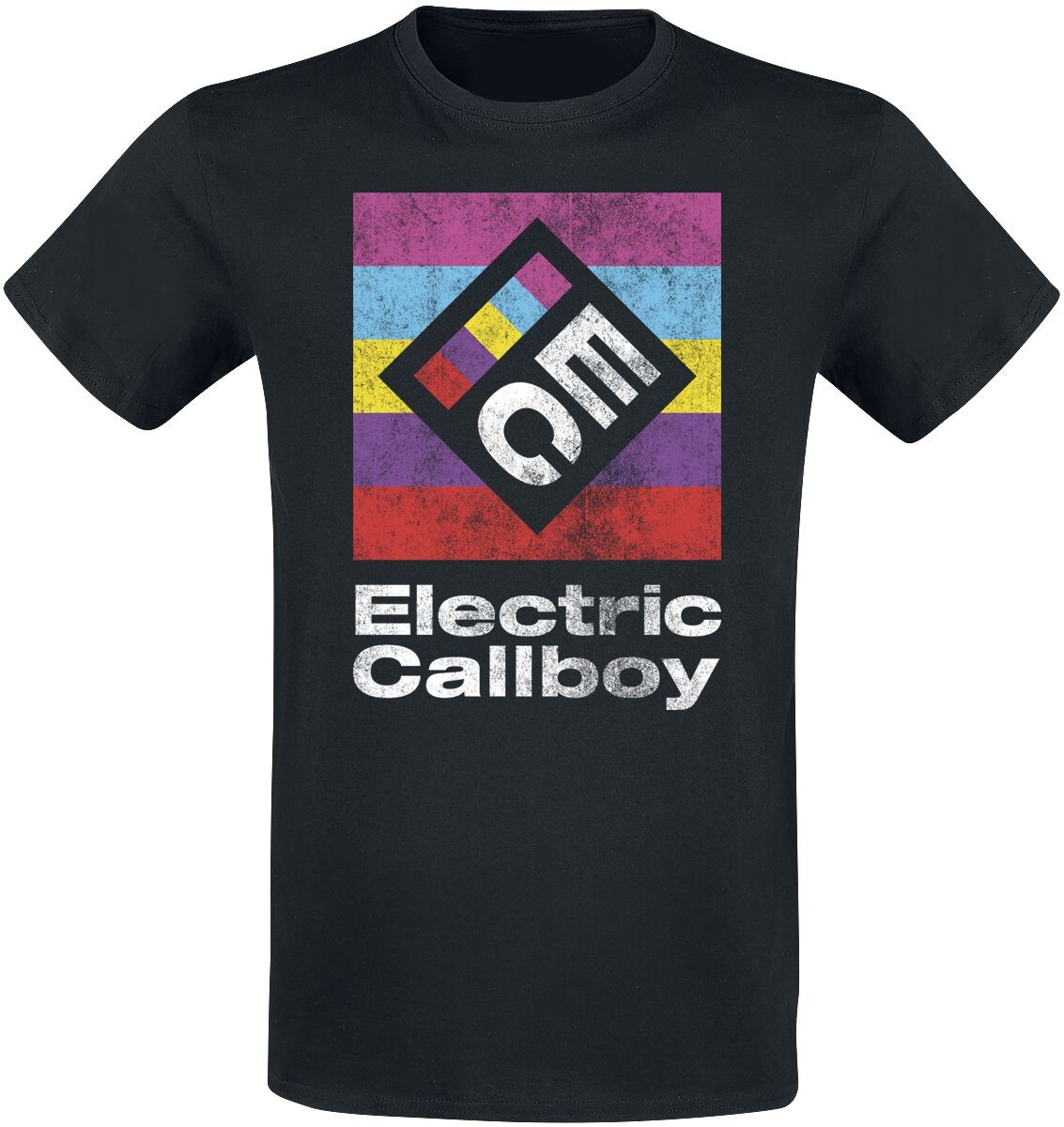Футболка с надписью Electric Callboy с логотипом Herren Square schwarz Band-Товары, Группы