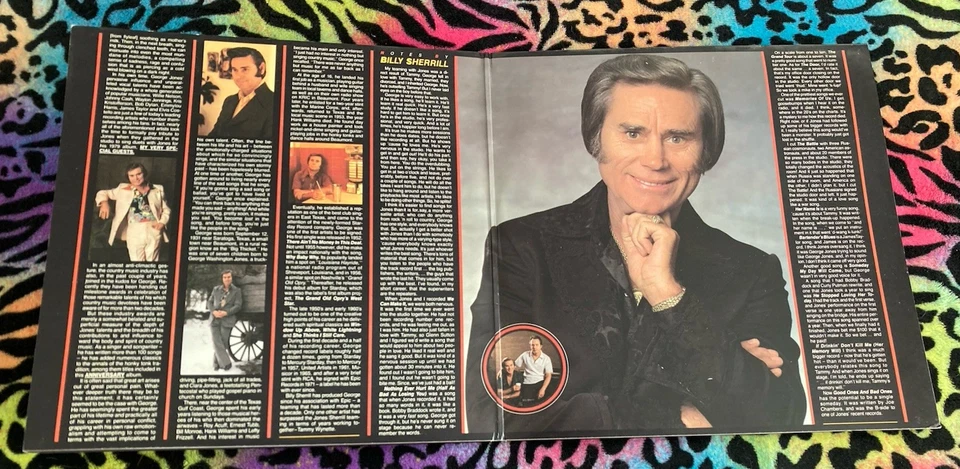 George Jones Anniversary/10 Years Of Hits! 2Lp/Gtfild/1982/Epic!NM Vinyl/VG++Jkt - Image 3 of 4