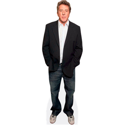 Dustin Hoffman (Jeans) lebensgroßer Ausschnitt