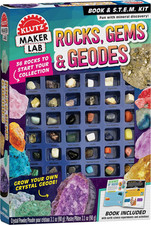Rocks, Gems and Geodes: Maker Lab  STEM Kit 8" X 1.5" X 11.5"