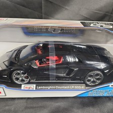 Lamborghini Countach LPI 800-4 - Black. 1/18 Scale Maisto - New In The Box