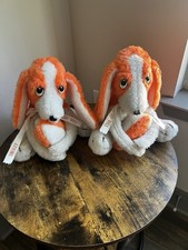 2 Vintage Master Made Toys University Tennessee Smokey Dog Plush UT