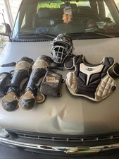 Easton Gametime Youth Intermediate Catchers Gear Set 12-15 Year Olds Navy Silver