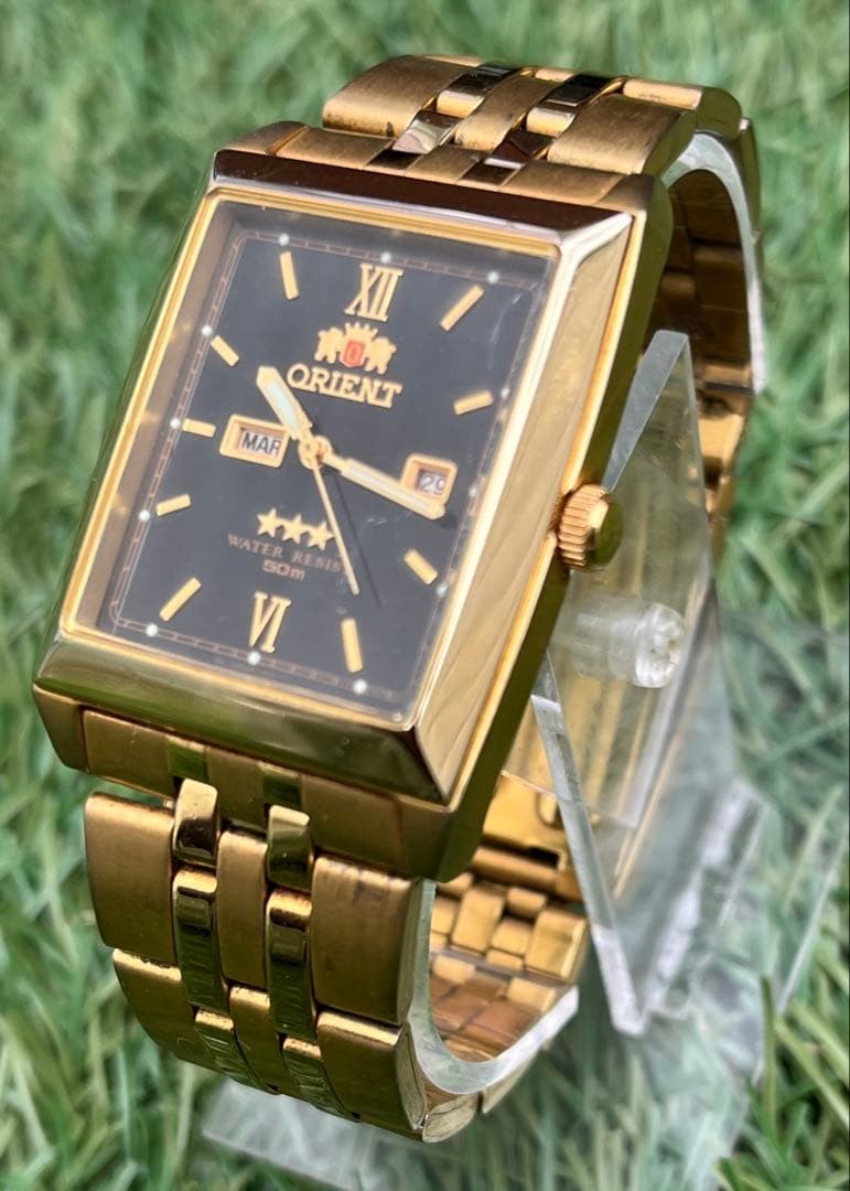 Excellent Condition ORIENT Rectangular Automatic … - image 2