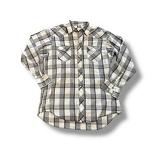 Vintage Wrangler Western Snap Button Striped Shirt