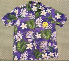 Chinatown Market Smiley Hawaiian Shirt Men's Size Medium Made in USA