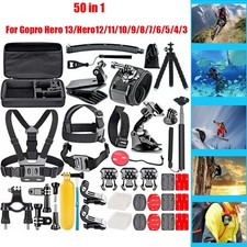 50-in-1 for Gopro Hero 13 12 11 10 9 8 7 6 5 4 Camera Accessories Accessory Kit