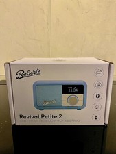 ROBERTS Revival Petite 2 DAB+/FM Retro Bluetooth Radio - Duck Egg.