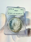 1879-S PCGS MS63 MORGAN SILVER DOLLAR $1 /OLD SCHOOL SLAB