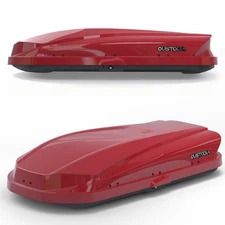 14 Cubic Feet Car Rooftop Cargo Box Carrier Roof Mount Travel Luggage Storage