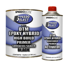 Dtm Epoxy Hybrid Hi-build Primer Surface Sealer Black Gallon Kit Ss-3950b3950a