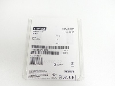 6ES7 953-8LF31-0AA0 SIEMENS Memory Card 6ES7953-8LF31-0AA0 S7-300 MMC Card NEW