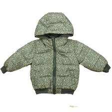 Rylee + Cru Blue Floral Puffer Jacket 12-18 Months Toddler Outerwear