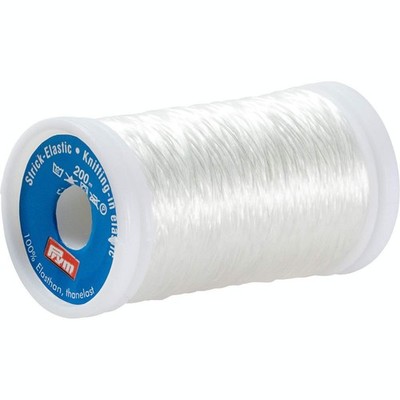 PRYM 977770 Knitting-in Elastic Length 200m Transparent, 1 Piece