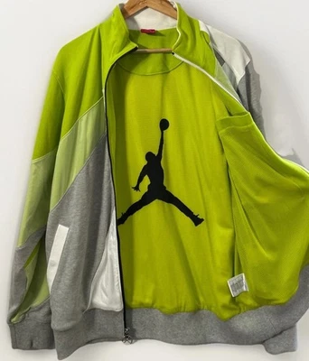 RARE Air Jordan Men's Full Zip Track Jacket World Map Continents Graphics 256103 - Image 1 of 4