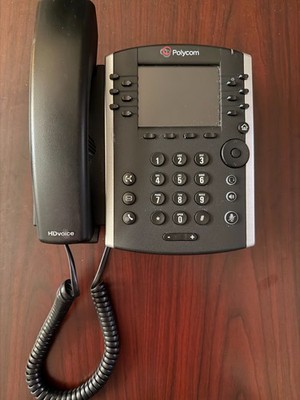 Polycom VVX 410 lot 9 Phones VoIP 12 Line Gigabit Unlocked PoE