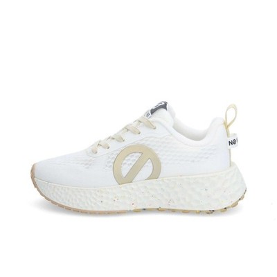 NO NAME - DAMENSCHUH AUS TECHNISCHEM STOFF CARTER FLY WHITE/MAT GOLD