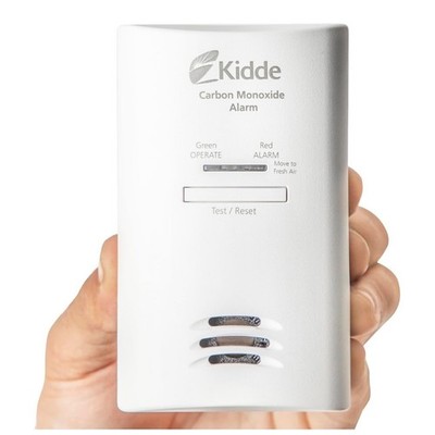 Kidde Carbon Monoxide Detector Plug-In Alarm AA Battery Backup KN-COB-DP2 White