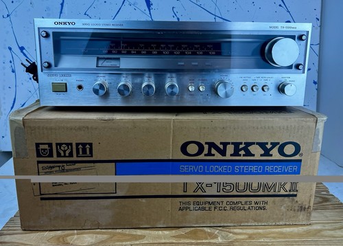 Onkyo TX-1500 MKII Stereo Receiver w/original Box Parts or Repair Vintage READ