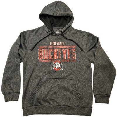 Ohio State Buckeyes ProEdge Hoodie Sweatshirt Charcoal Gray Men's Size M