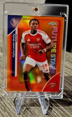 Myles Lewis-Skelly 25/25 Future Stars Numbered Topps Chrome Premier League