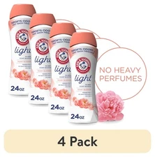 (4 pack) Light In-Wash Scent Booster, No Heavy Perfumes, No Dyes, 24 Oz