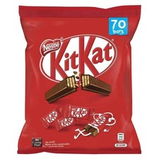 Nestle Kit Kat 980g Bag 70 x 14g Chocolate Bar Perfect For Party Sweet Tea Snack