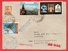 Nepal Mountain Everest LHOTSE Expedition cover to Germany 1972