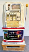 Mills Antique 5 Cent Slot Machine with Parts & Service Manuals